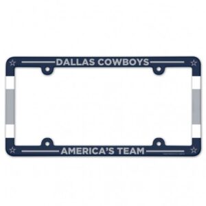 Dallas Cowboys Full Color 2026 License Plate Frame Frame for Football Fans