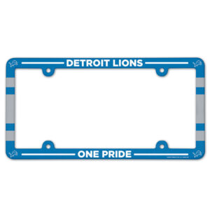 Detroit Lions Full Color 2026 License Plate Frame Frame for Football Fans