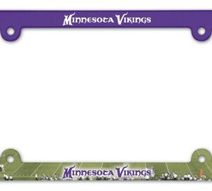 Minnesota Vikings Team 2026 License Plate Frame for Football Fans