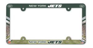 New York Jets Full Color 2026 License Plate Frame Frame for Football Fans