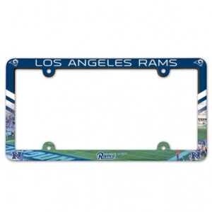 Los Angeles Rams Full Color 2026 License Plate Frame Frame for Football Fans