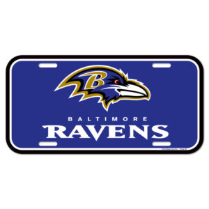 Baltimore Ravens Team Pride 2026 License Plate Frame for Football Fans