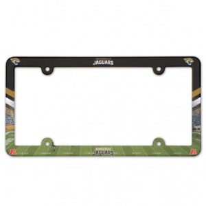 Jacksonville Jaguars Full Color 2026 License Plate Frame Frame for Football Fans