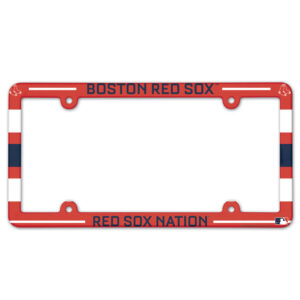 Boston Red Sox Full Color 2026 License Plate Frame Frame for Baseball Fans