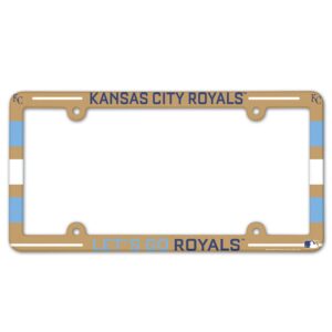 Kansas City Royals Full Color 2026 License Plate Frame Frame for Baseball Fans