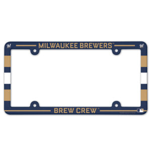 Milwaukee Brewers Full Color 2026 License Plate Frame Frame for Baseball Fans