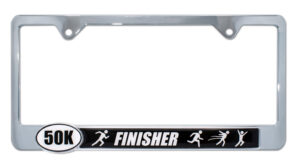 Ultra Marathon 50K Finisher 2026 License Plate Frame