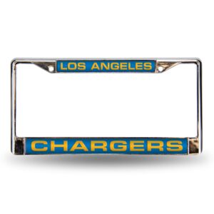 Los Angeles Chargers Team 2026 License Plate Frame for Football Fans