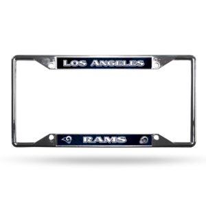 Los Angeles Rams Modern Design License Plate Frame for Football Fans