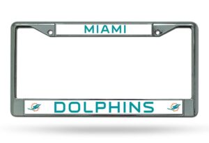 Miami Dolphins Alternate Design License Plate Frame for Football Fans