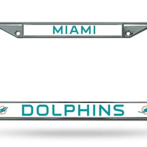 Miami Dolphins Alternate Design License Plate Frame for Football Fans