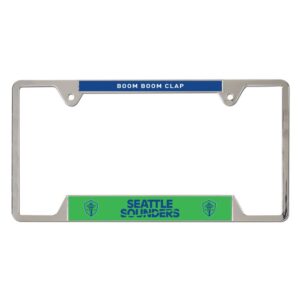 Seattle Sounders Team 2026 License Plate Frame for Soccer Fans