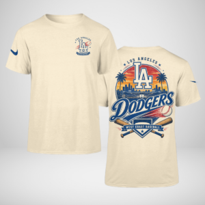 Unisex Los Angeles Dodgers West Coast Baseball 2026 Graphic Shirt for Baseball Fans