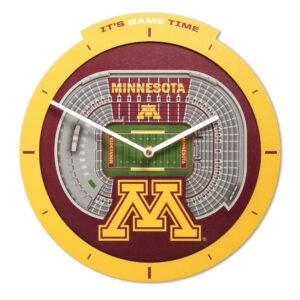 Minnesota Golden Gophers  Stadium View Clock