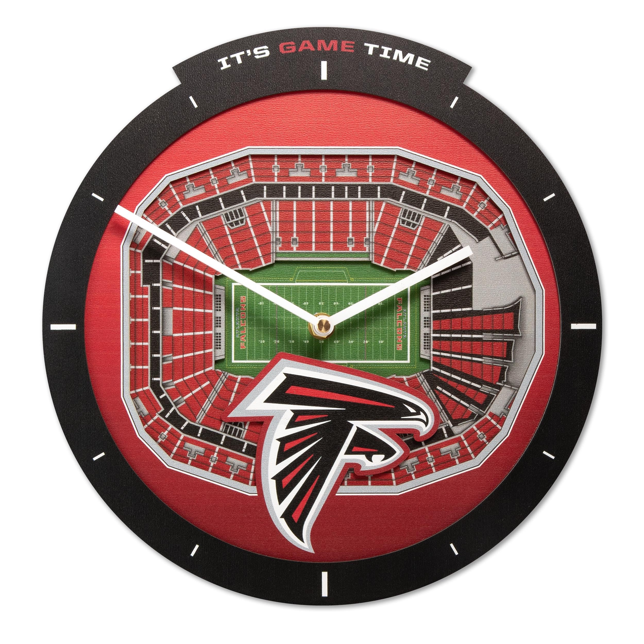 Atlanta Falcons Stadium View Clock 1 Atlanta Falcons Stadium View Clock