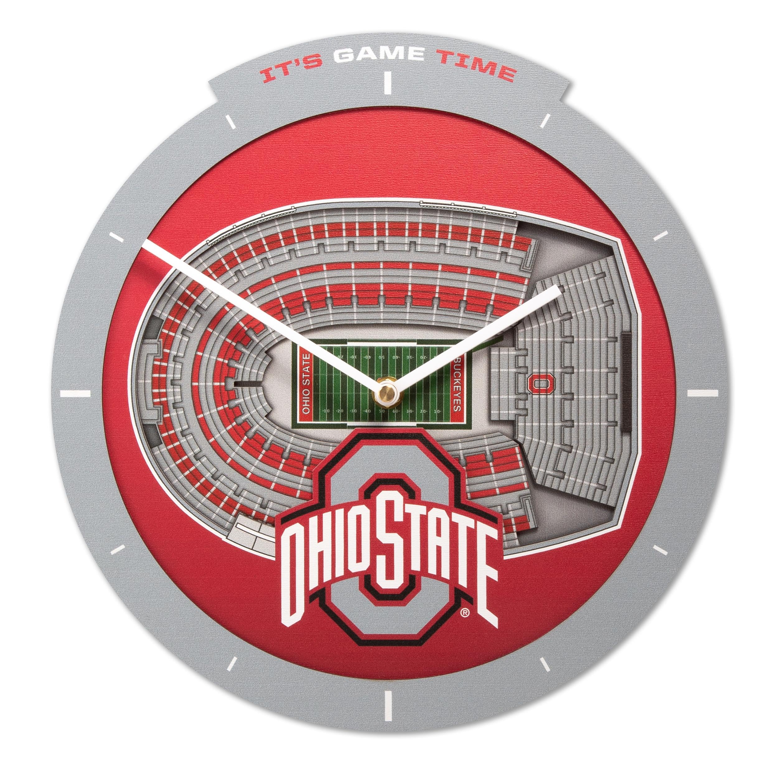 Ohio State Buckeyes Stadium View Clock 1 Ohio State Buckeyes Stadium View Clock