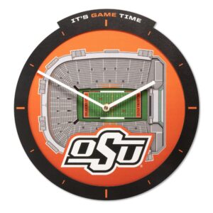 Oklahoma State Cowboys  Stadium View Clock