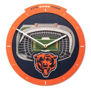 Unique Chicago Bears StadiumView Clock
