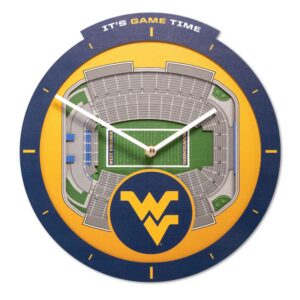 West Virginia Mountaineers  Stadium View Clock
