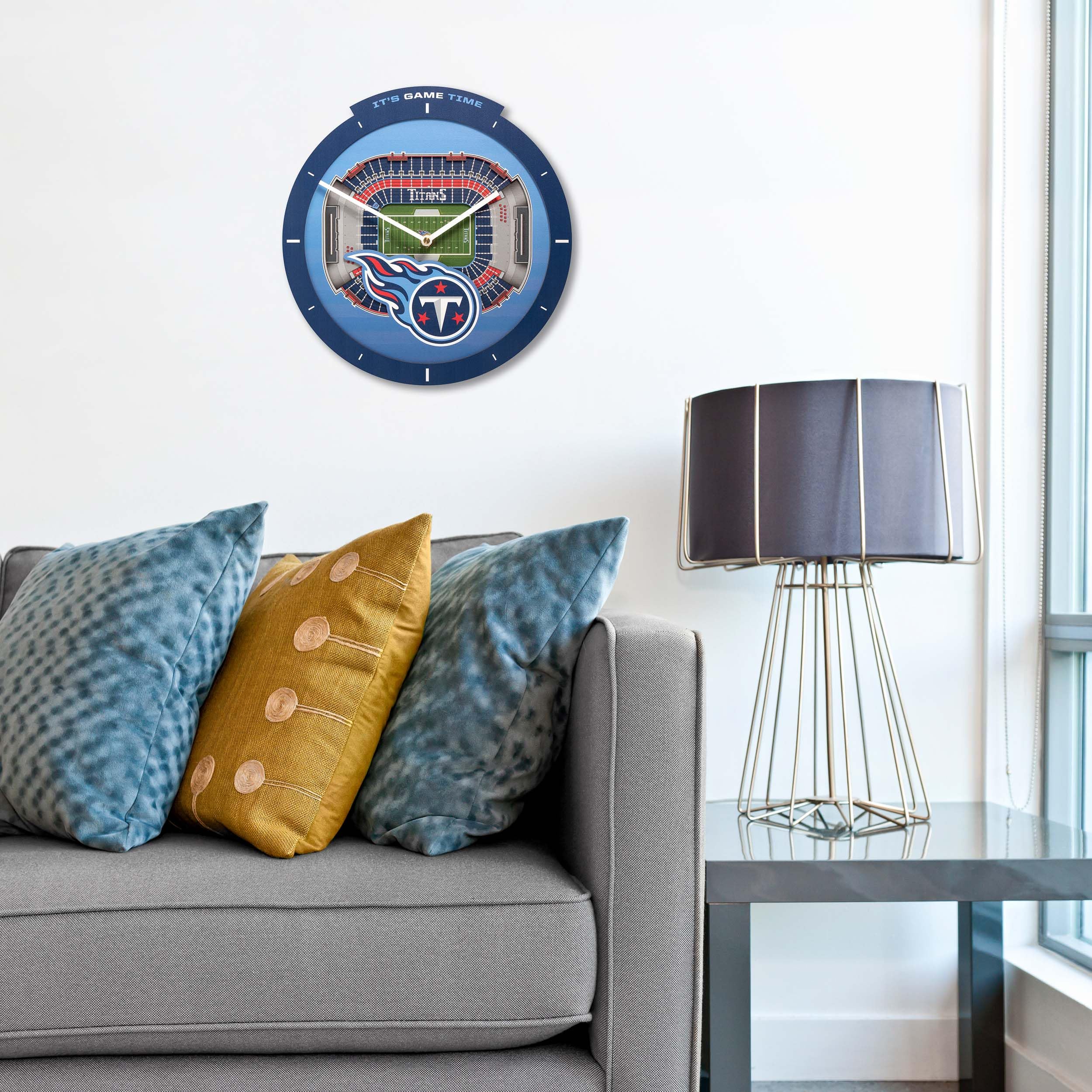 Unique Tennessee Titans Stadium View Clock 2 Unique Tennessee Titans Stadium View Clock