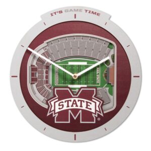Mississippi State Bulldogs  Stadium View Clock
