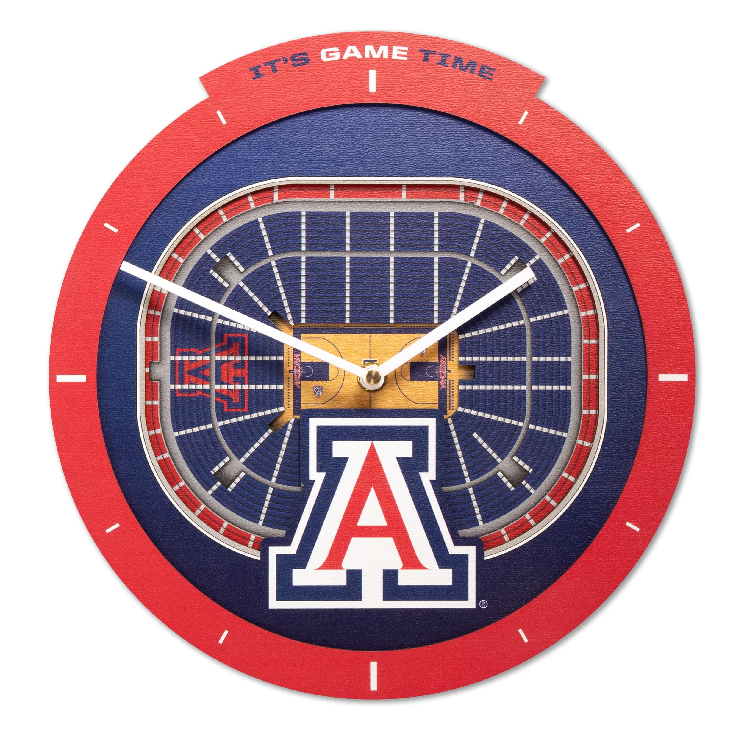 Arizona Wildcats Stadium View Clock 1 Arizona Wildcats Stadium View Clock