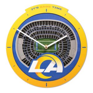 Unique Los Angeles Rams StadiumView Clock