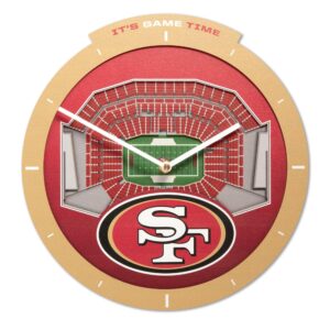 Unique San Francisco 49ers StadiumView Clock
