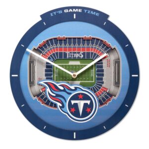 Unique Tennessee Titans Stadium View Clock