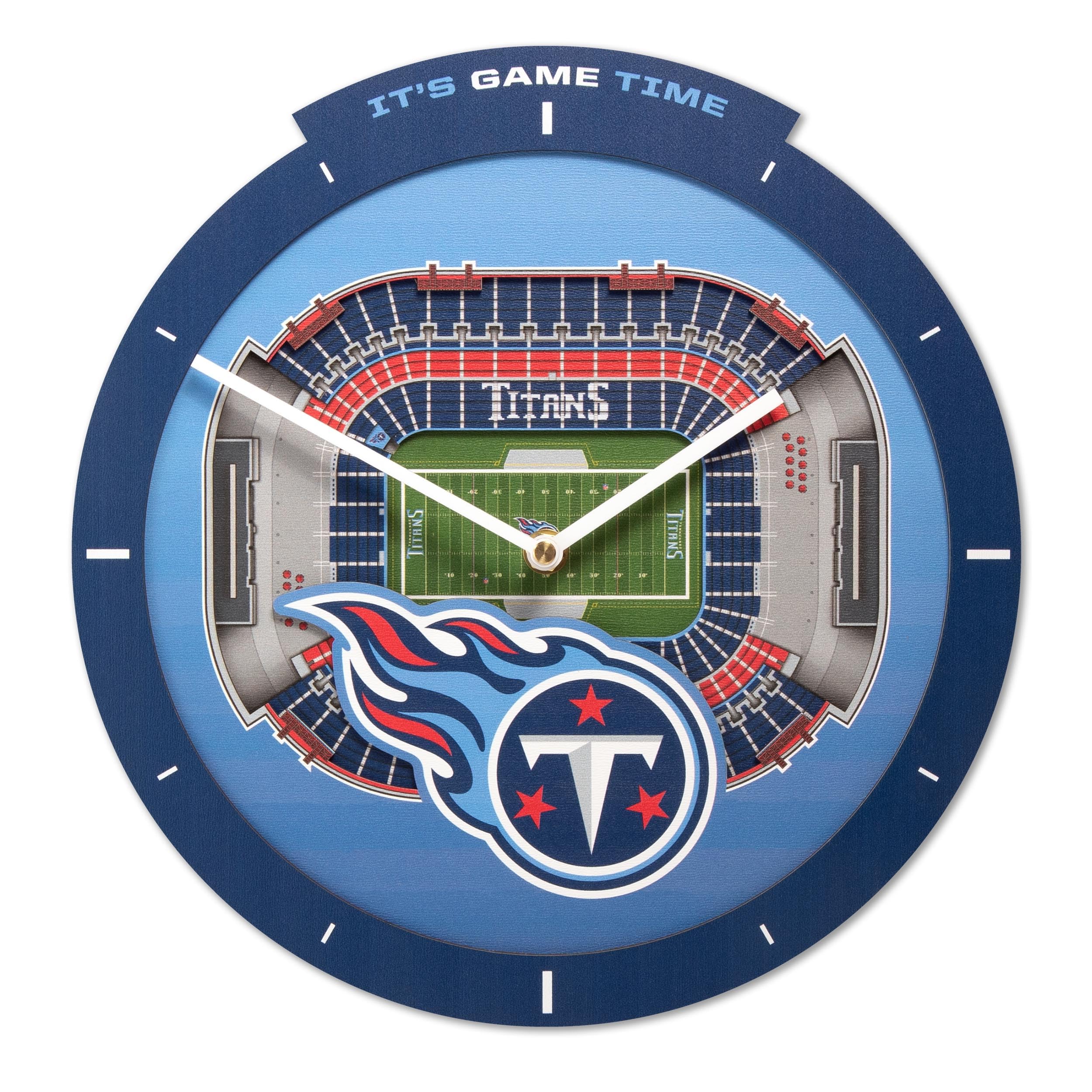 Unique Tennessee Titans Stadium View Clock
