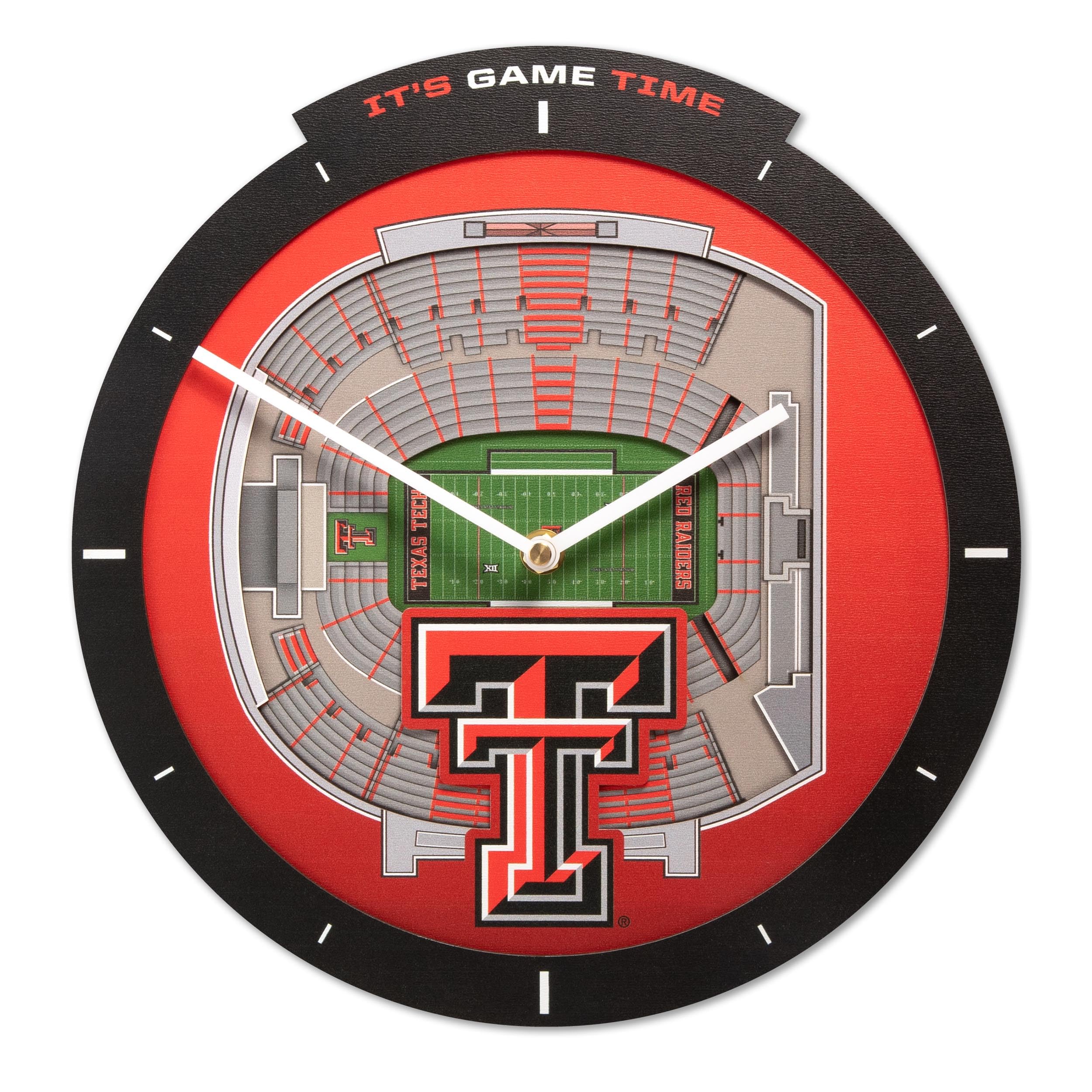 Texas Tech Red Raiders Stadium View Clock 1 Texas Tech Red Raiders Stadium View Clock