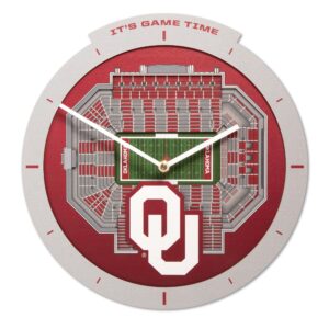 Oklahoma Sooners  Stadium View Clock