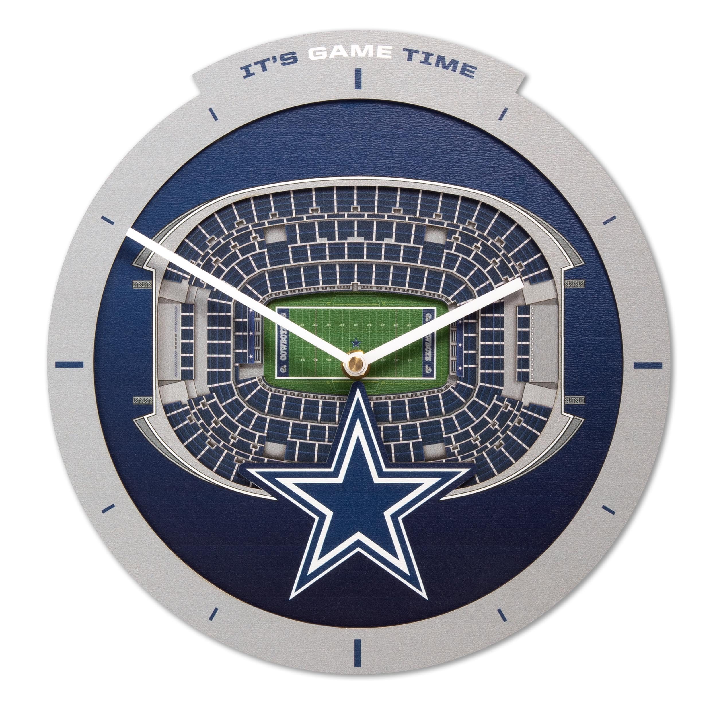Unique Dallas Cowboys Stadium View Clock