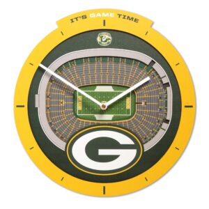 Unique Green Bay Packers StadiumView Clock