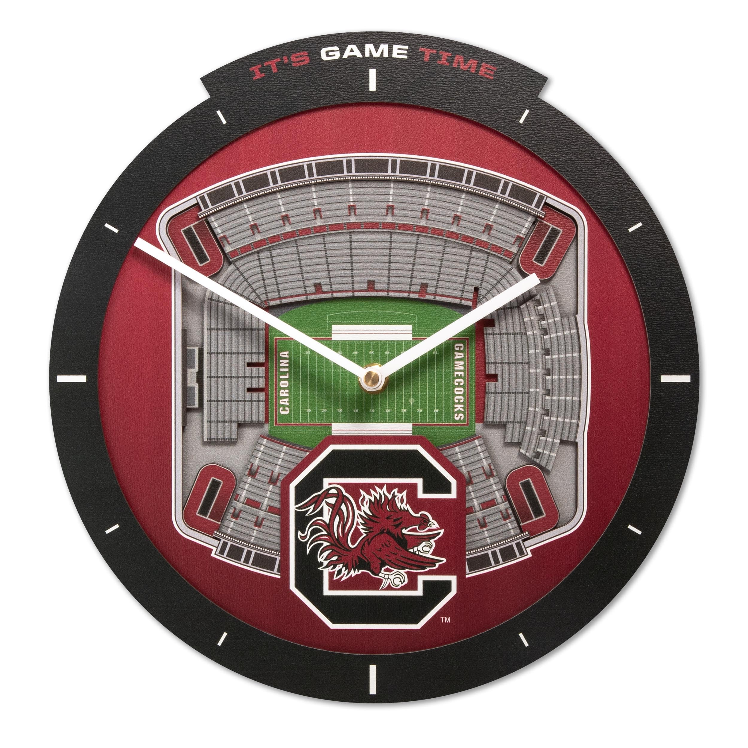 South Carolina Gamecocks Stadium View Clock 1 South Carolina Gamecocks Stadium View Clock