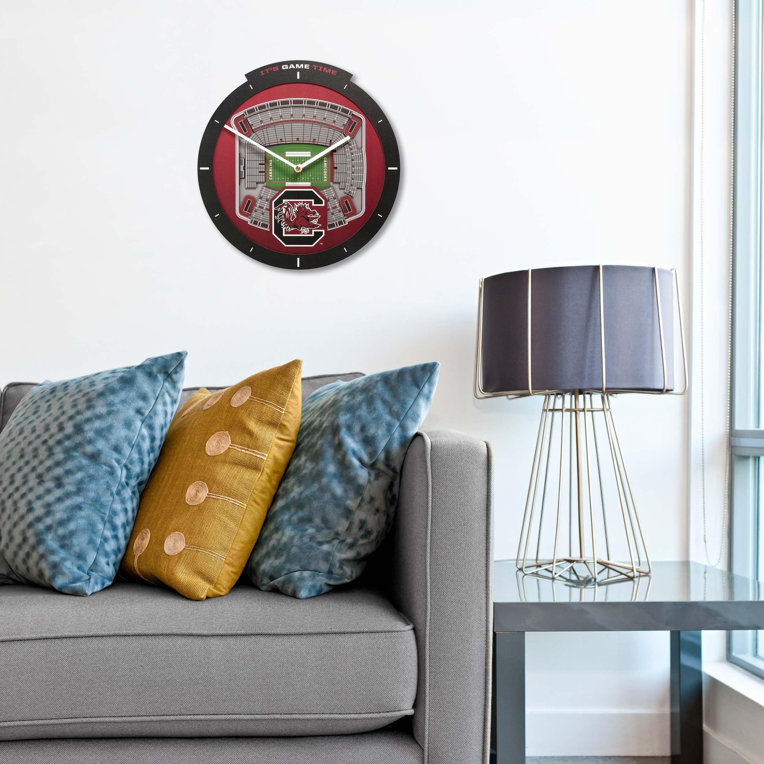 South Carolina Gamecocks Stadium View Clock 2 South Carolina Gamecocks Stadium View Clock - Image 2