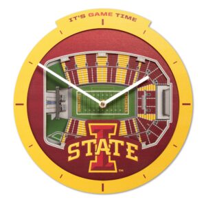 Iowa State Cyclones  Stadium View Clock