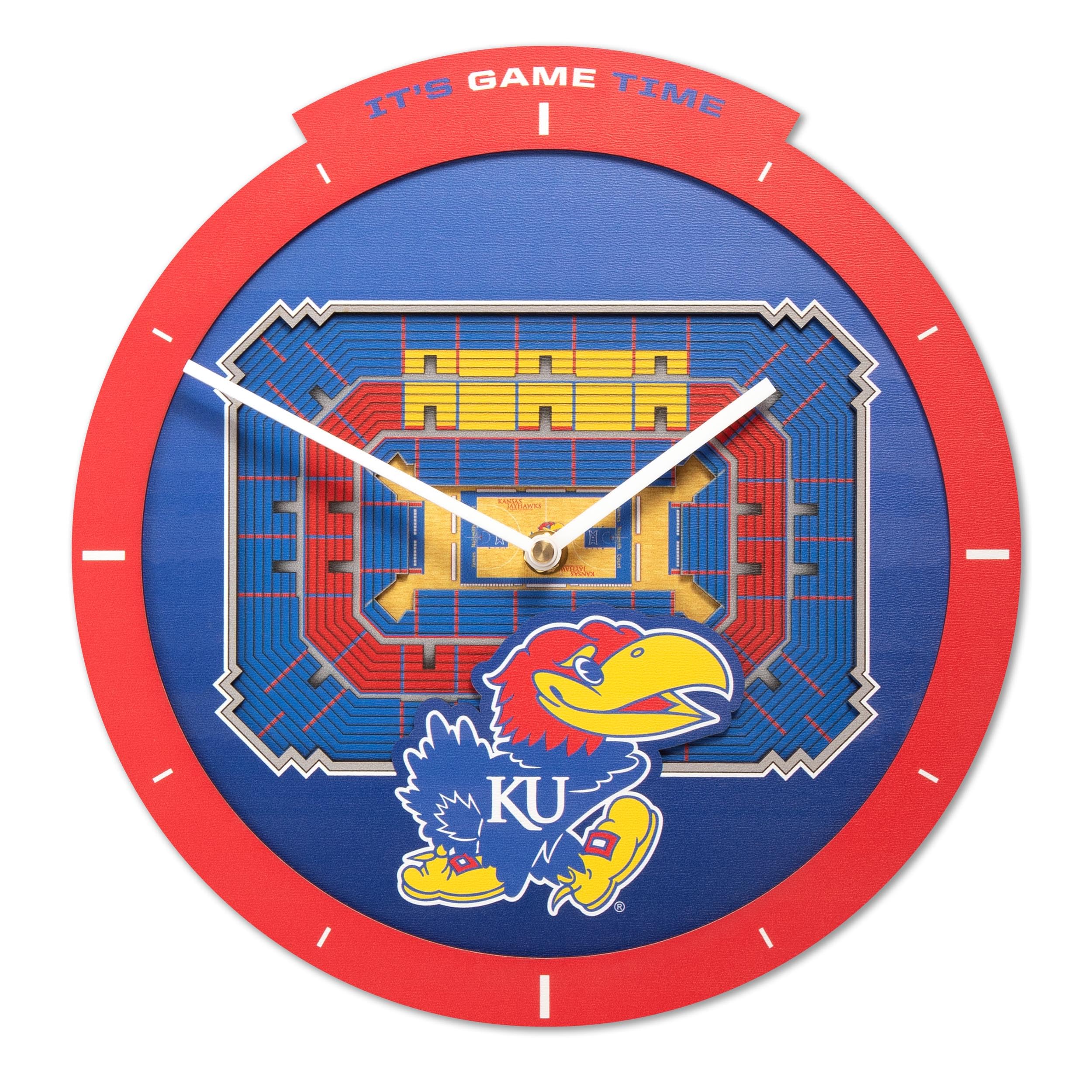 Kansas Jayhawks Stadium View Clock 1 Kansas Jayhawks Stadium View Clock