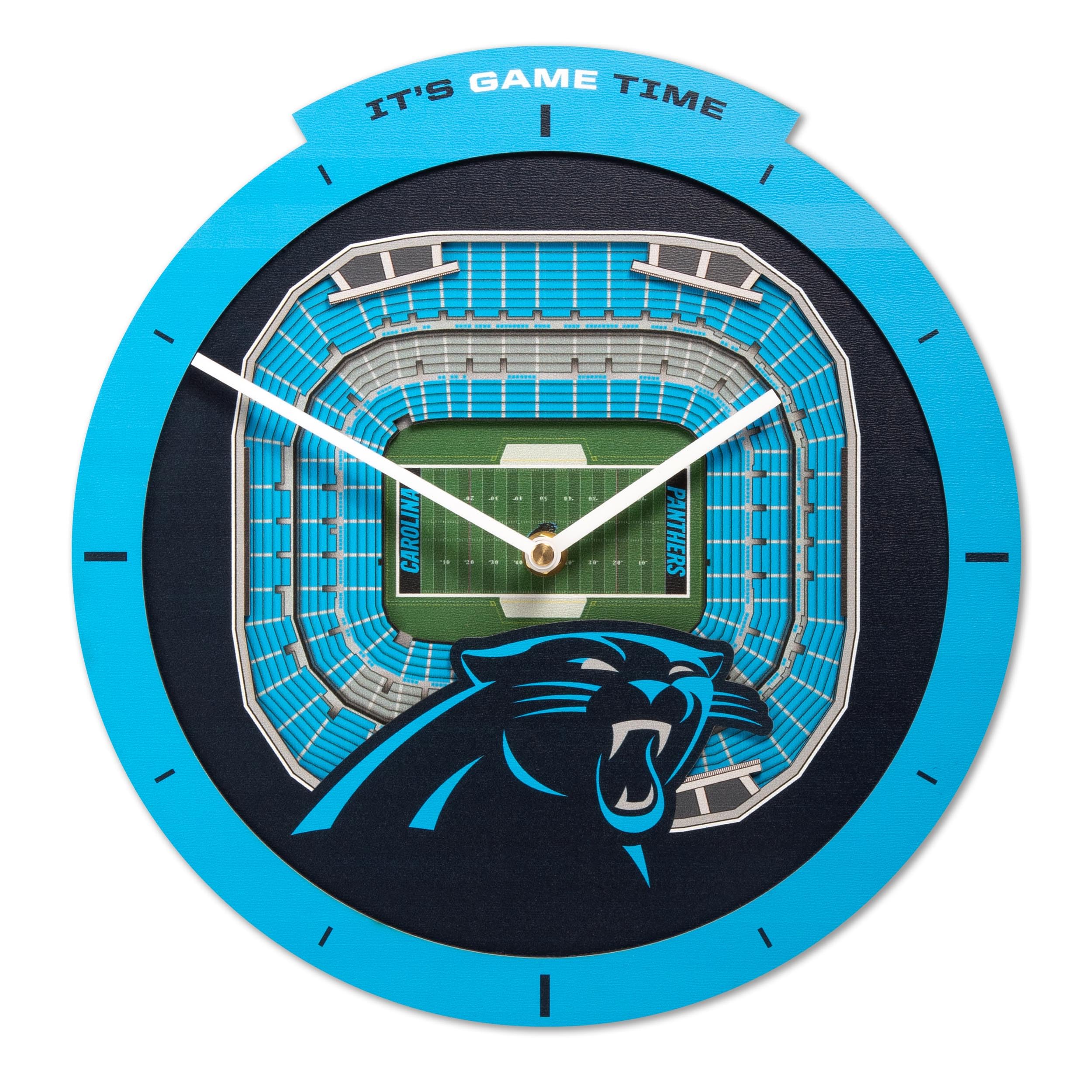 Carolina Panthers Stadium View Clock 1 Carolina Panthers Stadium View Clock