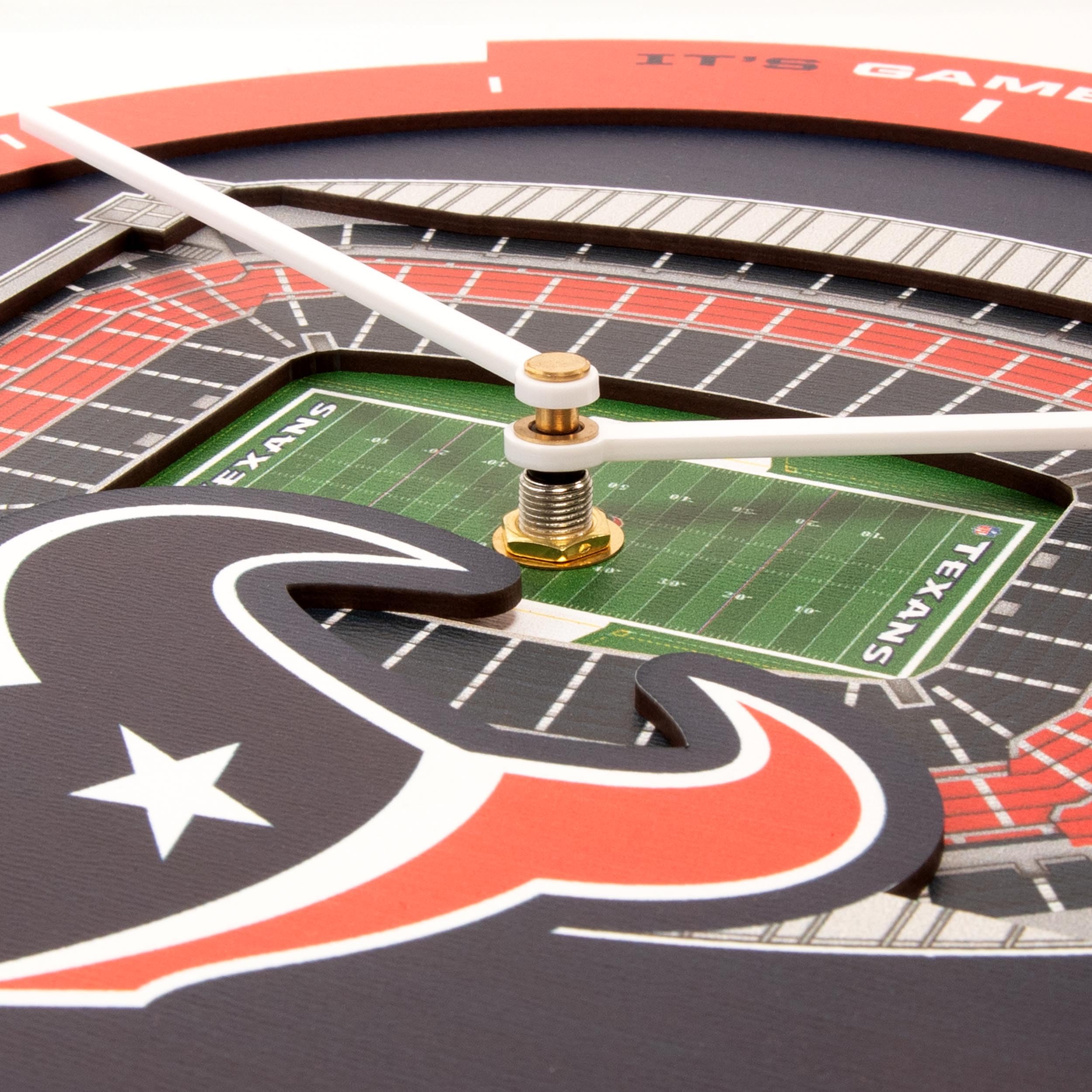 Unique Houston Texans Stadium View Clock 2 Unique Houston Texans Stadium View Clock - Image 2