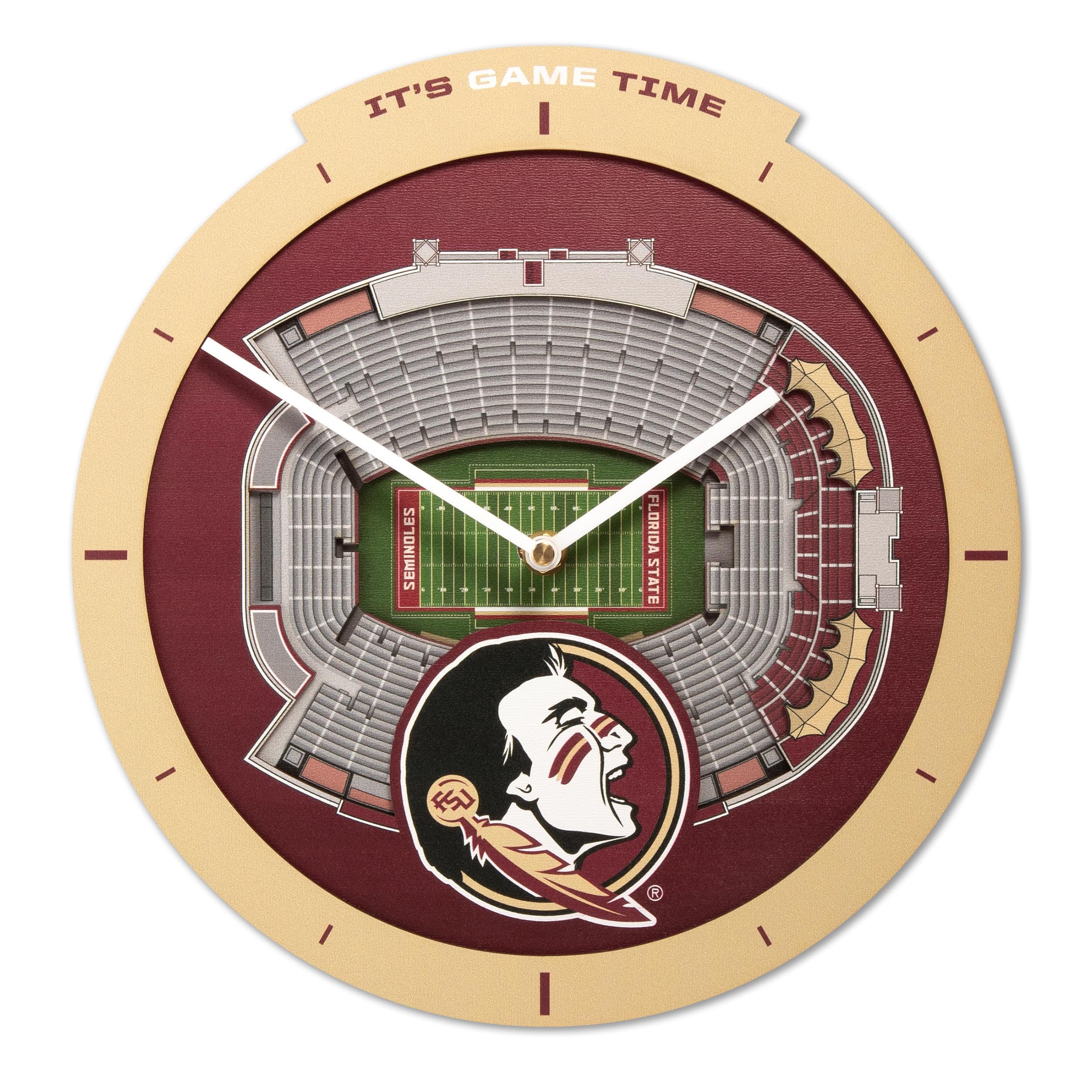 Florida State Seminoles Stadium View Clock 1 Florida State Seminoles Stadium View Clock