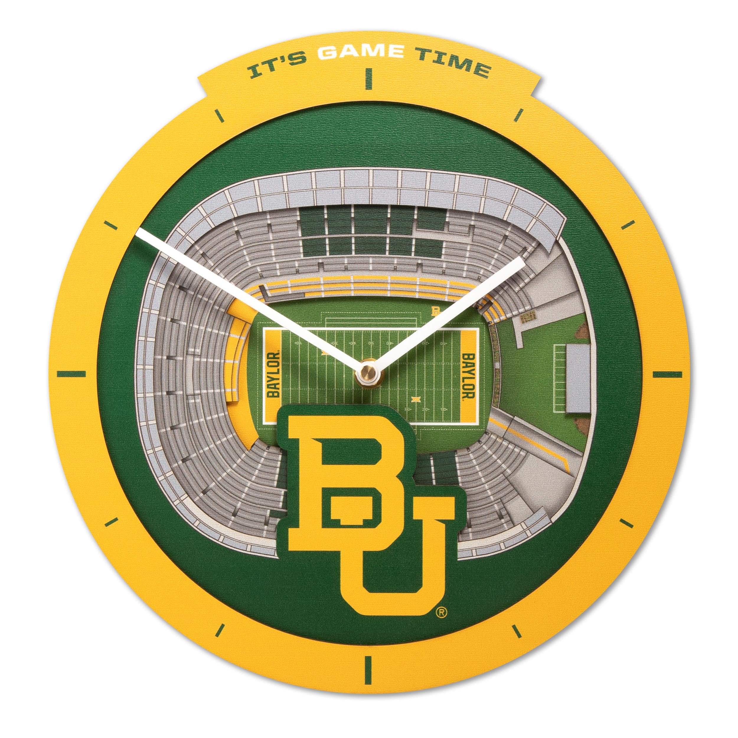 Baylor Bears Stadium View Clock 1 Baylor Bears Stadium View Clock