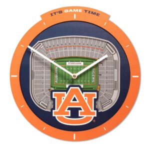 Auburn Tigers  Stadium View Clock