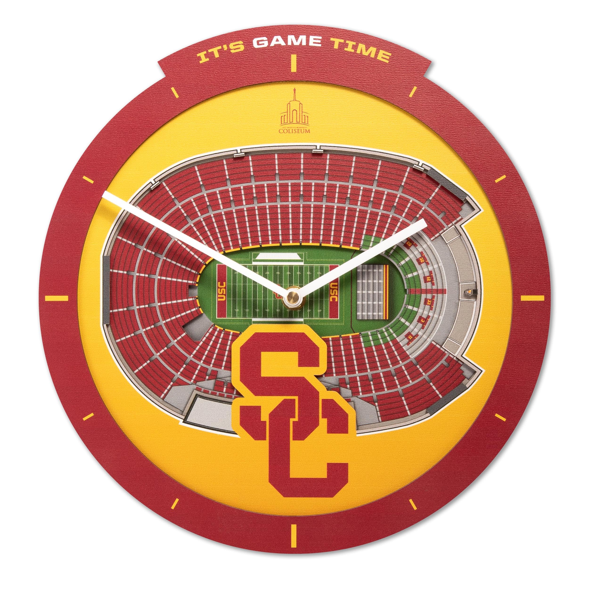 USC Trojans Stadium View Clock 1 USC Trojans Stadium View Clock