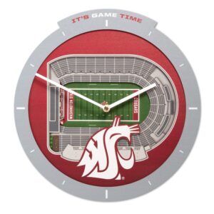Washington State Cougars  Stadium View Clock
