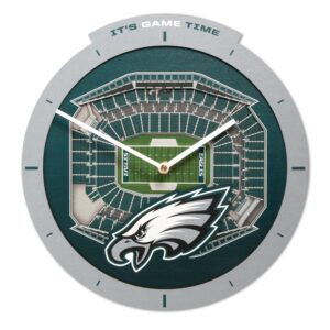 Unique Philadelphia Eagles StadiumView Clock