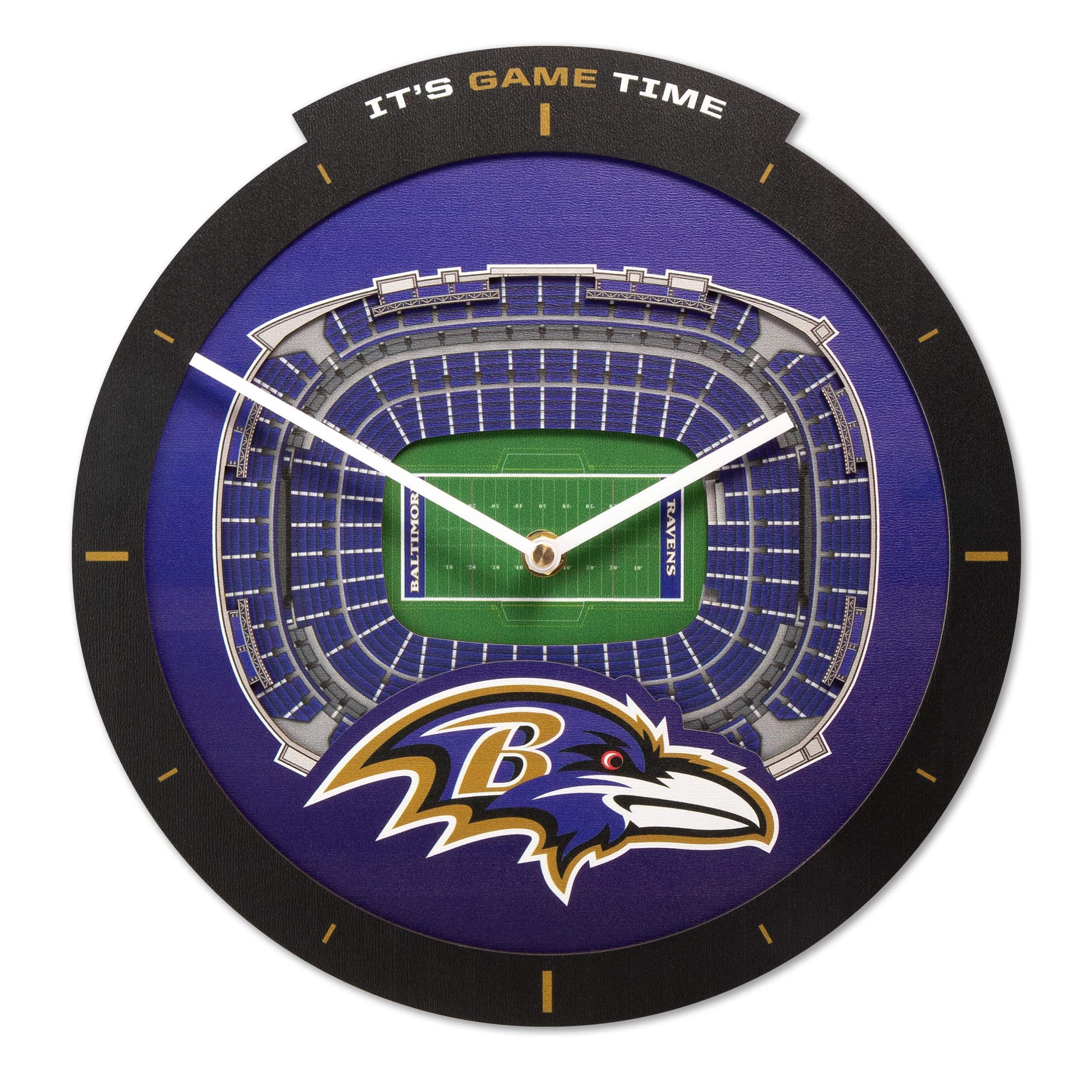 Baltimore Ravens Stadium View Clock 1 Baltimore Ravens Stadium View Clock