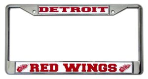 Detroit Red Wings Team 2026 License Plate Frame for Hockey Fans