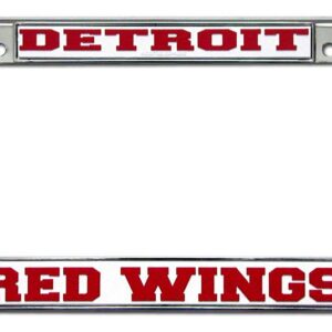 Detroit Red Wings Team 2026 License Plate Frame for Hockey Fans