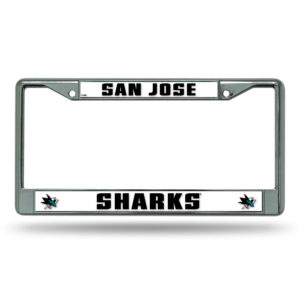 San Jose Sharks Team 2026 License Plate Frame for Hockey Fans